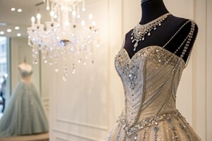 Rhinestone Fringe trims for dress