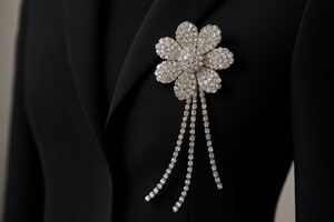 Rhinestone Tassels for Brooches