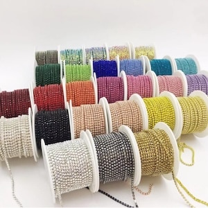 Rhinestone Cup Chains