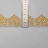 3D Beaded Applique Sequins Lace Fabric (8)