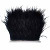 Ostrich Feather Fringe Lace Fabric Trim (4)